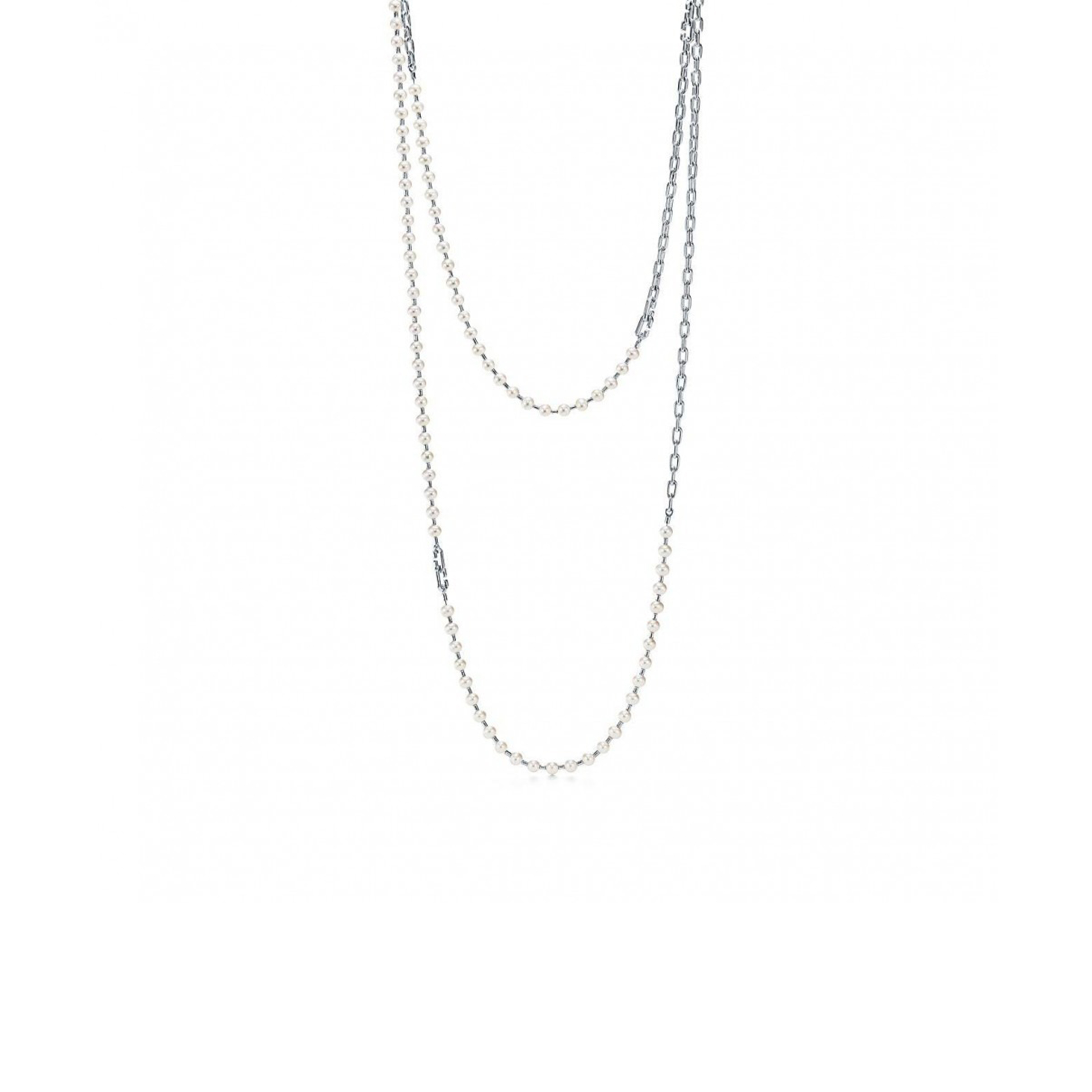 TIFFANY HARDWEAR PEARL WRAP NECKLACE 64047930 TIFFANY HARDWEAR PEARL WRAP NECKLACE 64047930